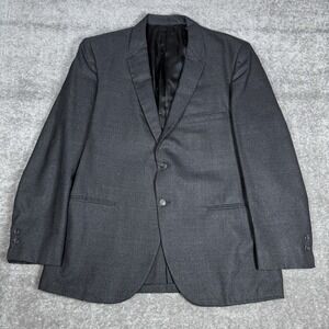 Penney's Towncraft Jacket Men's 46? Gray Vintage‎ Blazer Sports Coat 60s